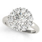 Round Halo Engagement Ring