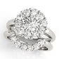 Round Halo Engagement Ring