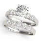 4-Stone Shared Prong Engagement Ring