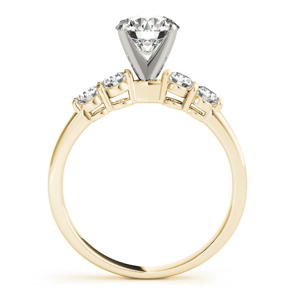 4-Stone Shared Prong Engagement Ring