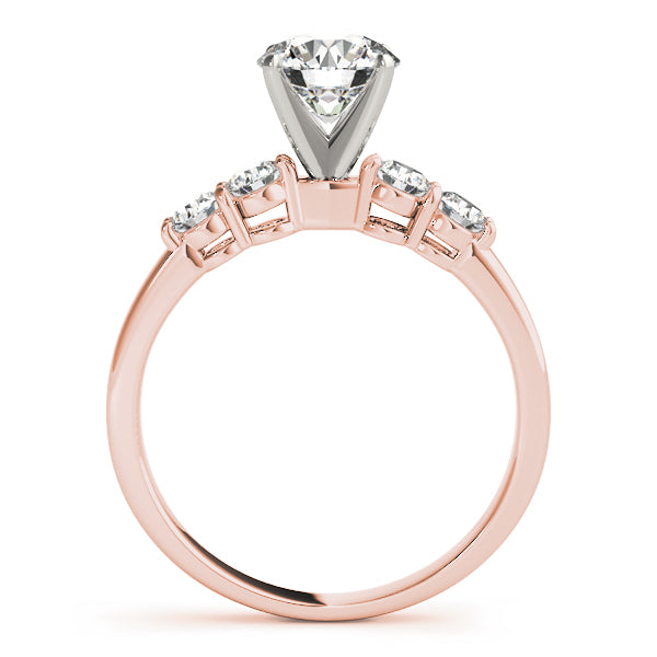 4-Stone Shared Prong Engagement Ring