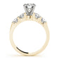 Single Row Prong Set Engagement Rings