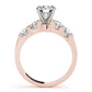 Single Row Prong Set Engagement Rings