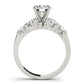 Single Row Prong Set Engagement Rings
