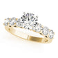 Shared Prong Engagement Ring