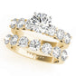 Shared Prong Engagement Ring