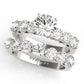 Shared Prong Engagement Ring