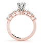 Shared Prong Engagement Ring
