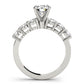 Shared Prong Engagement Ring