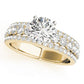 3-Row Engagement Ring