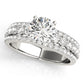 3-Row Engagement Ring