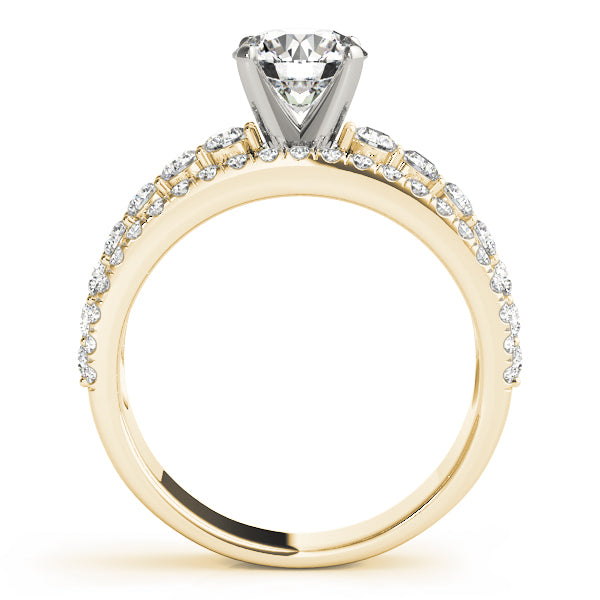 3-Row Engagement Ring
