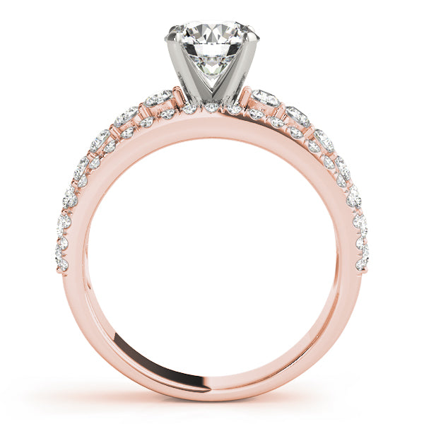 3-Row Engagement Ring