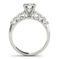 Single Row Trellis Engagement Ring