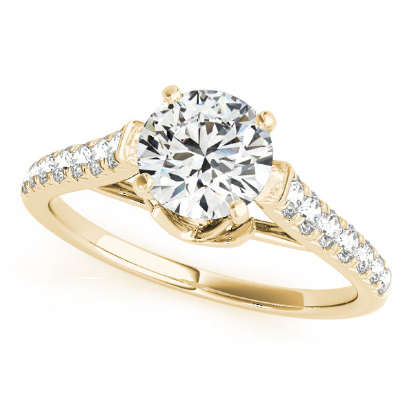 ENGAGEMENT RINGS SINGLE ROW PRONG