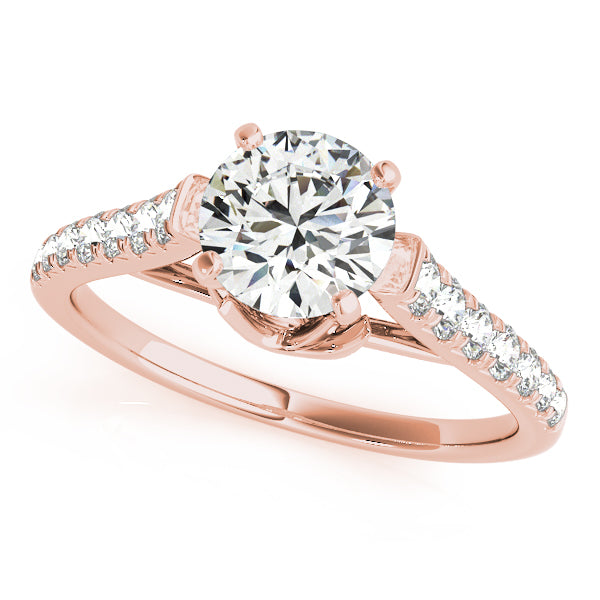 ENGAGEMENT RINGS SINGLE ROW PRONG