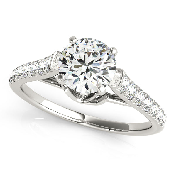 ENGAGEMENT RINGS SINGLE ROW PRONG