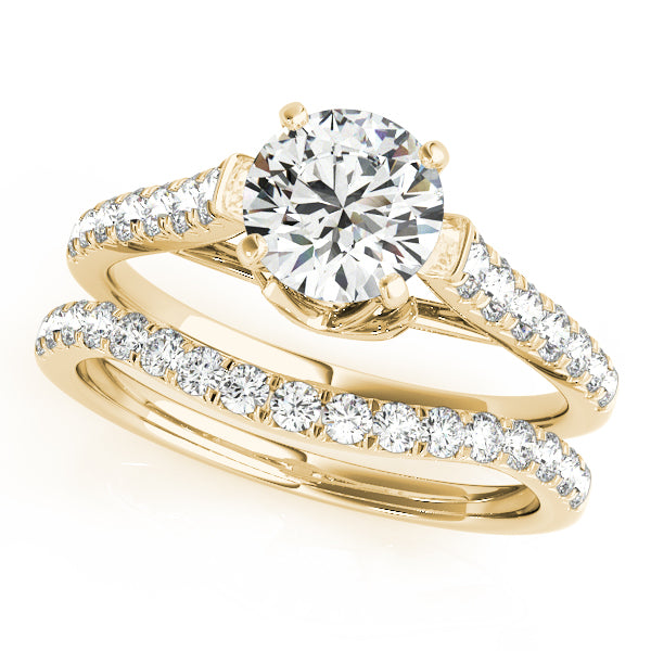ENGAGEMENT RINGS SINGLE ROW PRONG