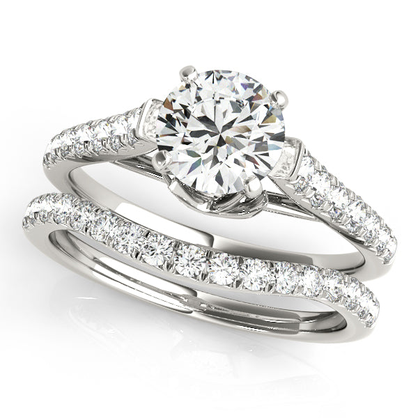 ENGAGEMENT RINGS SINGLE ROW PRONG