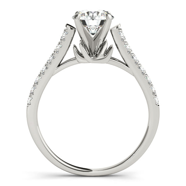 ENGAGEMENT RINGS SINGLE ROW PRONG