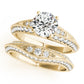 Multirow Milgrain Engagement Ring