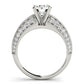 Multirow Milgrain Engagement Ring
