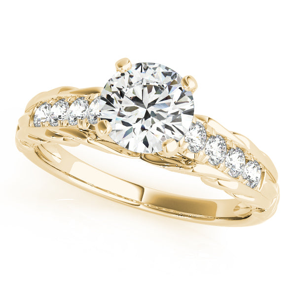 ENGAGEMENT RINGS SINGLE ROW PRONG