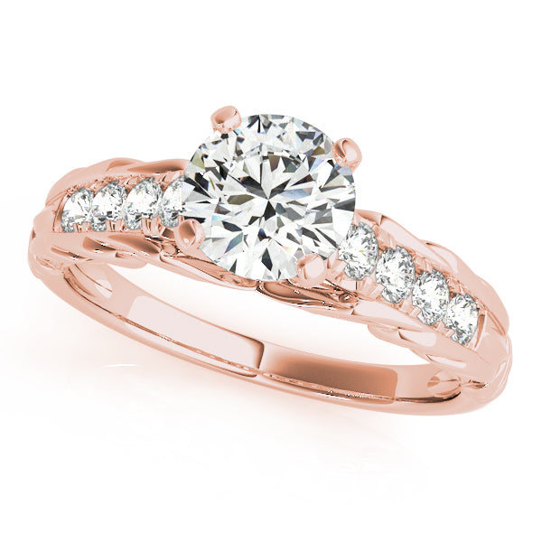 ENGAGEMENT RINGS SINGLE ROW PRONG