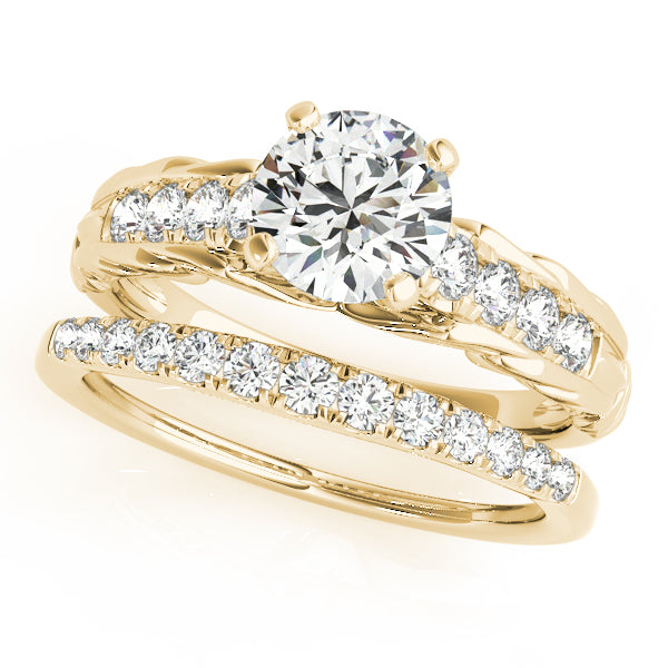 ENGAGEMENT RINGS SINGLE ROW PRONG