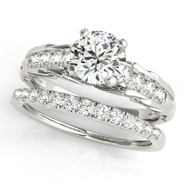 ENGAGEMENT RINGS SINGLE ROW PRONG
