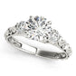 Vintage-Inspired 3-Stone Engagement Ring