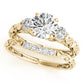 Vintage-Inspired 3-Stone Engagement Ring