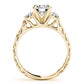 Vintage-Inspired 3-Stone Engagement Ring