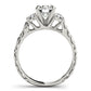 Vintage-Inspired 3-Stone Engagement Ring