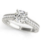 Vintage-Inspired Milgrain Trellis Engagement Ring