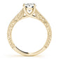 Vintage-Inspired Milgrain Trellis Engagement Ring