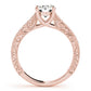 Vintage-Inspired Milgrain Trellis Engagement Ring