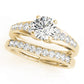 Single Row Prong Set Engagement Ring