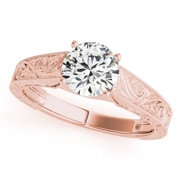 Vintage Inspired Trellis Engagement Ring