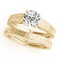 Vintage Inspired Trellis Engagement Ring