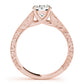 Vintage Inspired Trellis Engagement Ring