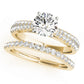 Round 2-Row Pavé Engagement Ring