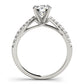 Round 2-Row Pavé Engagement Ring