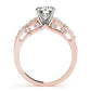 Single Row Prong Set Engagement Rings