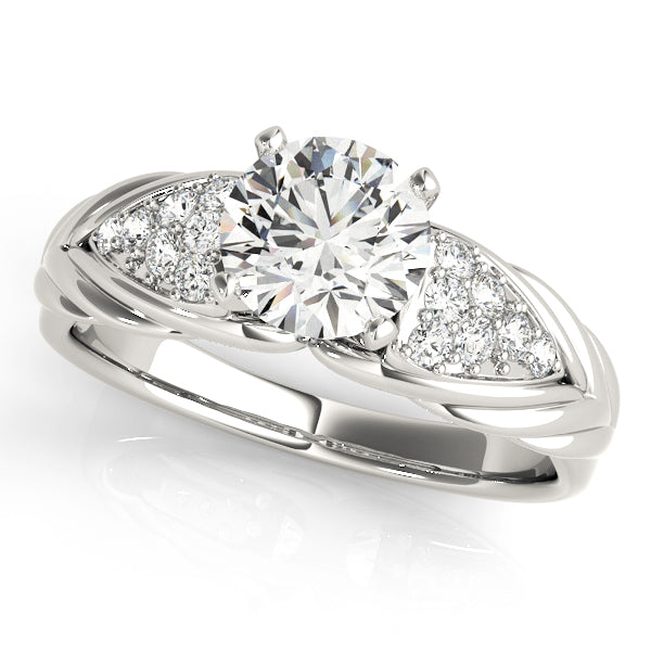 ENGAGEMENT RINGS CLUSTER SIDES