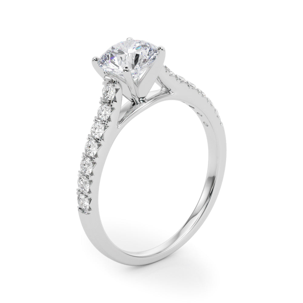 Cathedral Split-Prong Engagement Ring