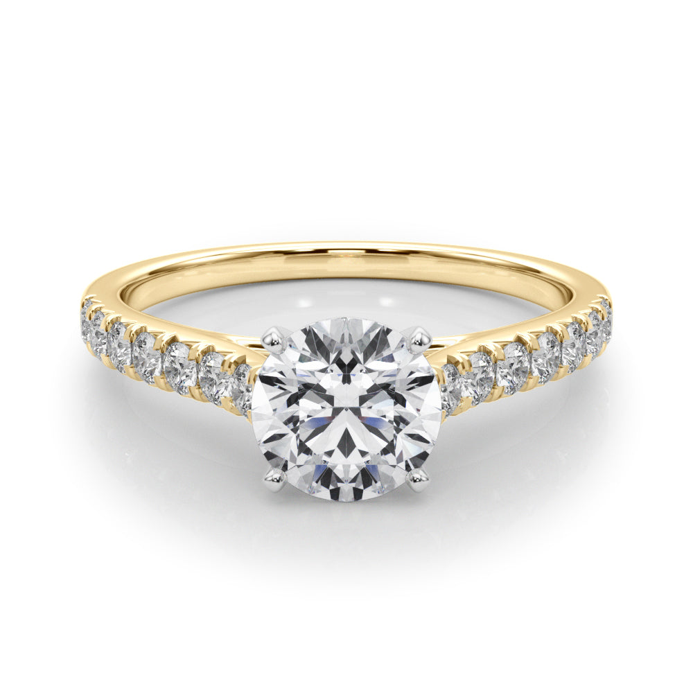 Cathedral Split-Prong Engagement Ring