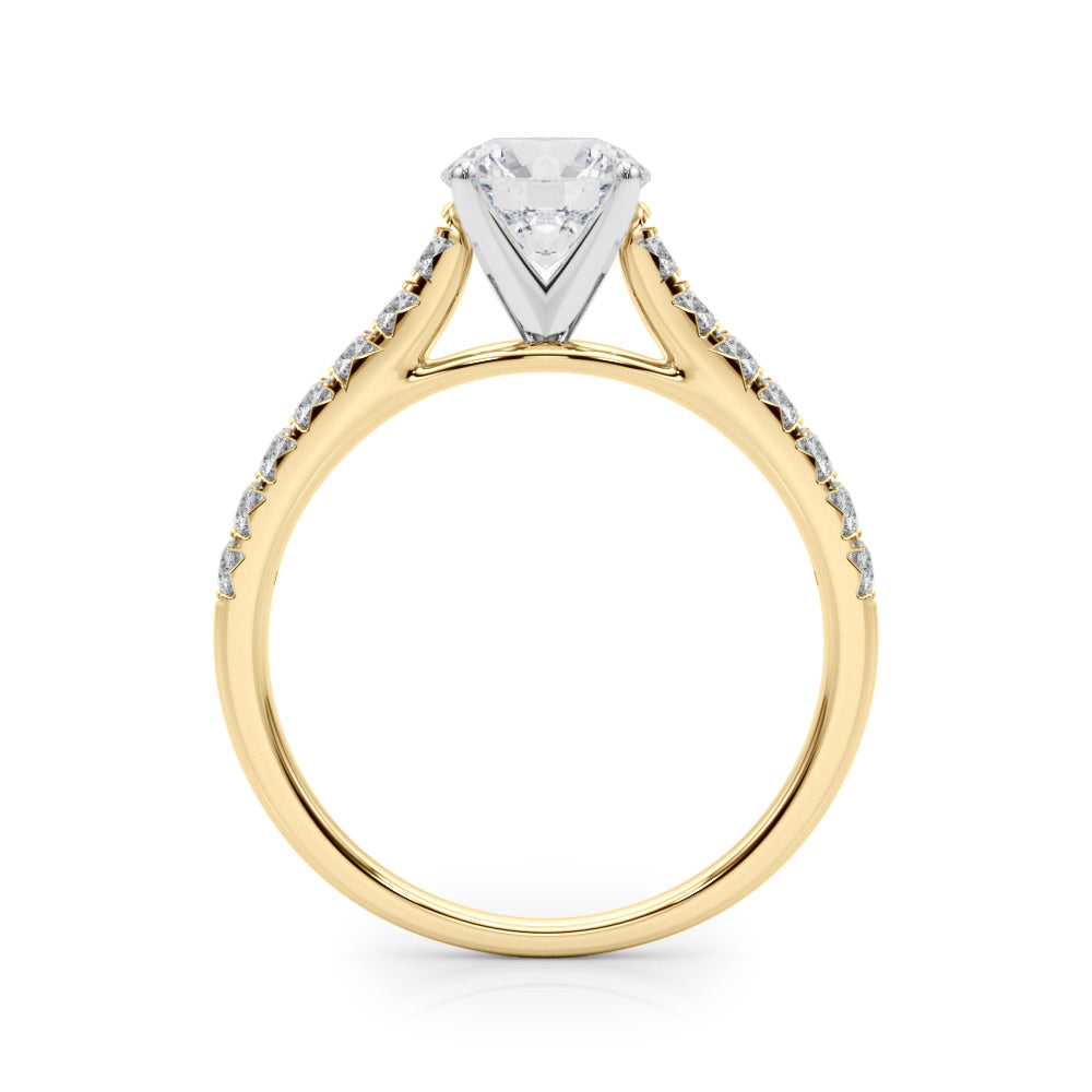 Cathedral Split-Prong Engagement Ring