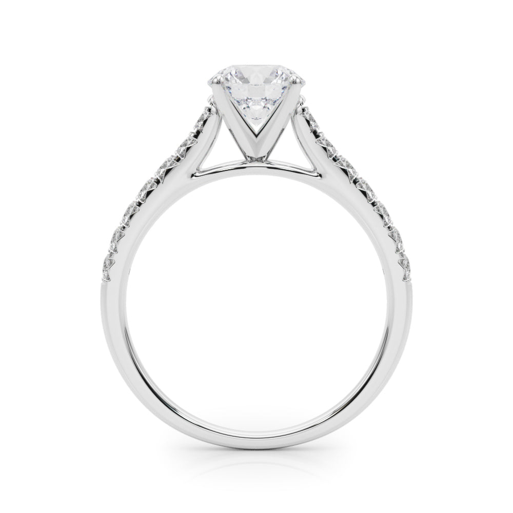 Cathedral Split-Prong Engagement Ring