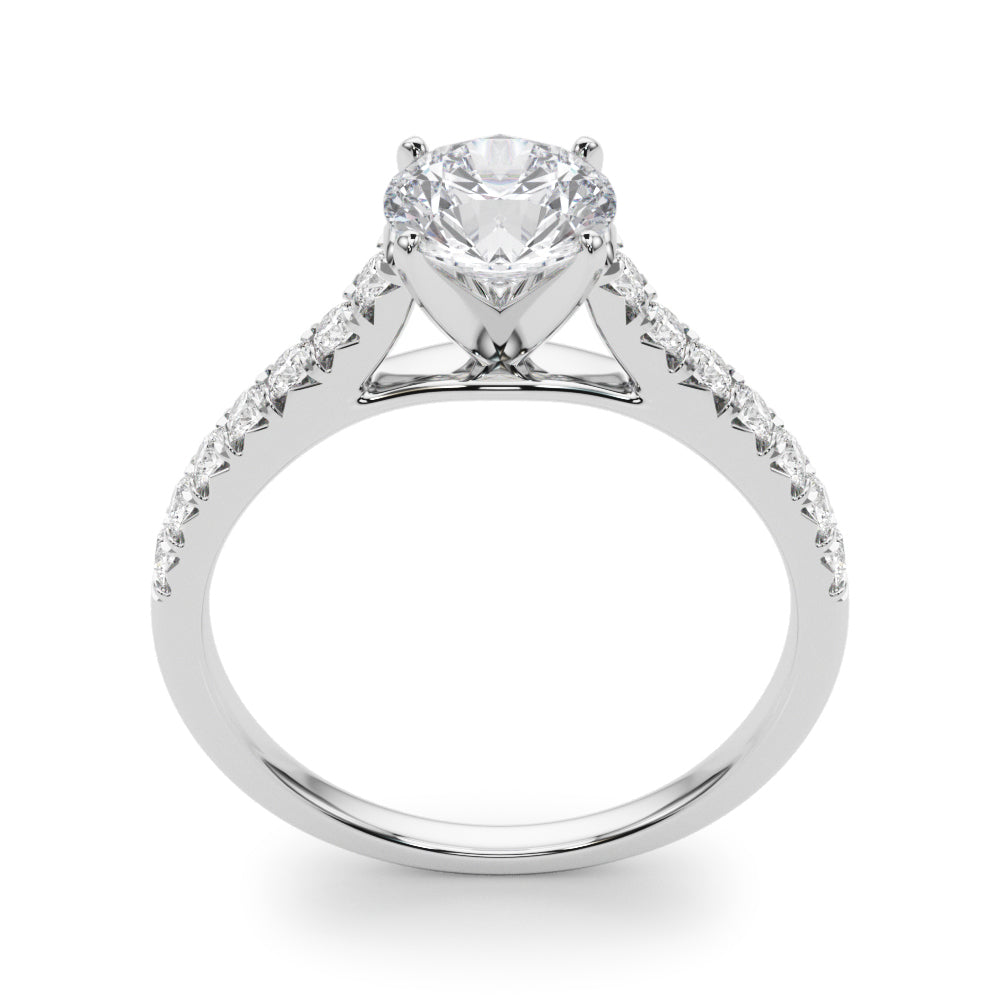Cathedral Split-Prong Engagement Ring